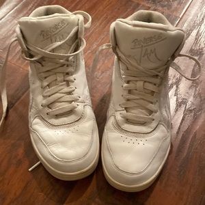 Reebok Reverse Jam white high top sneakers size 6.5 men/size 8 women. Retro
